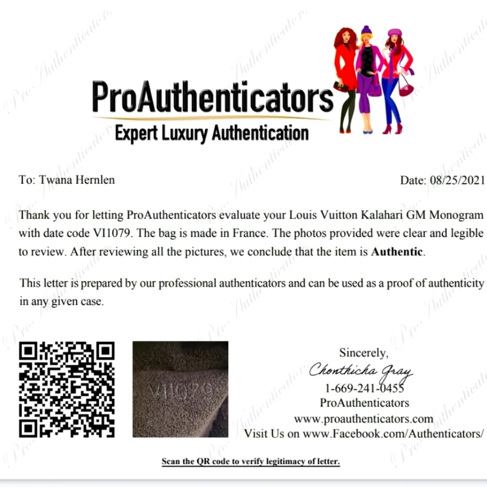 Louis Vuitton Kalahari GM Limited Edition Bag with COA